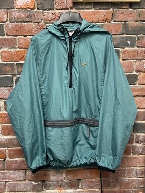 Vintage Nike 90s Half Zip Pullover Windbreaker Large